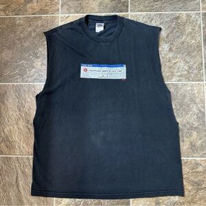 Vintage Fatal Error Insufficient Memory 00s Funny T-Shirt Size XL